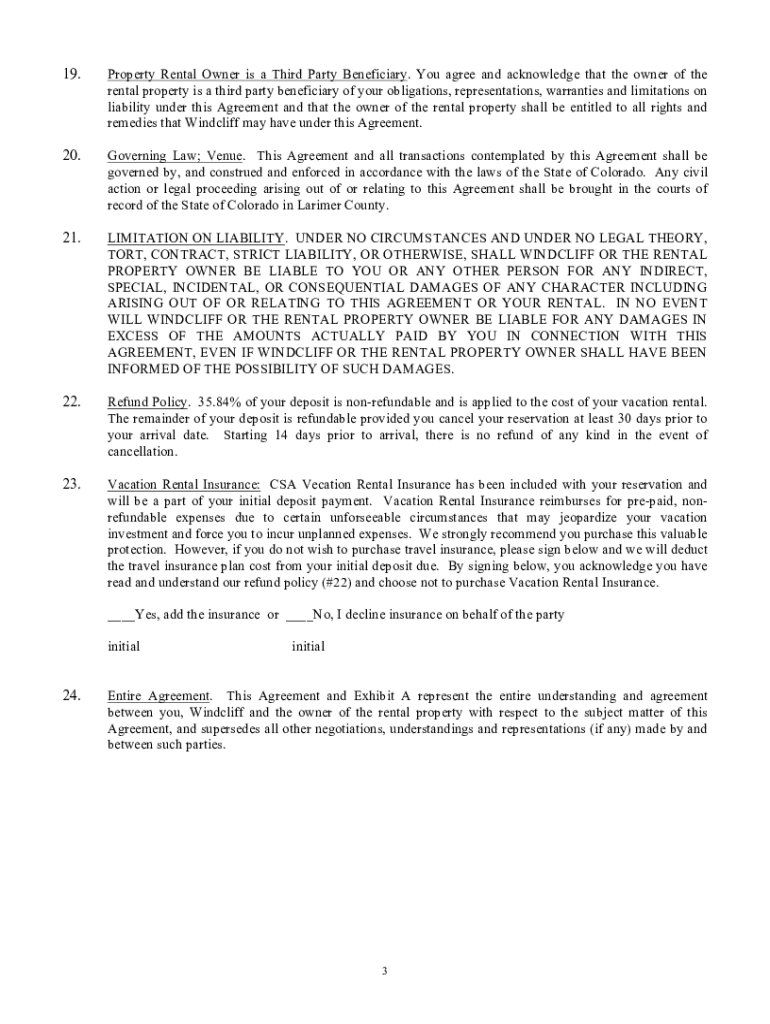 Vacation Rental Contract Template from www.signnow.com