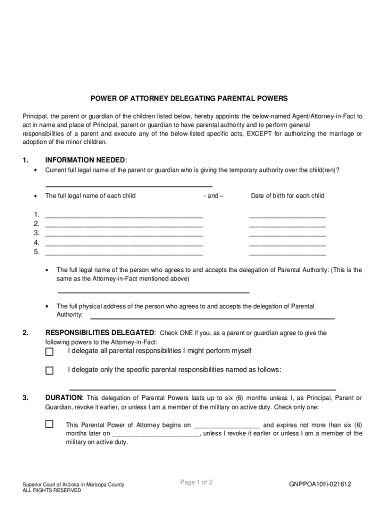 Legal Guardianship California  Form