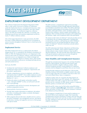  Employment Development Department DE 8714A Edd Ca 2014