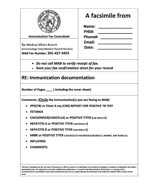 An Image of a Fax Record  Form