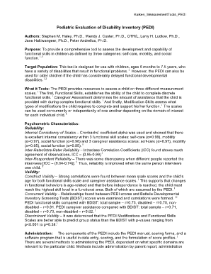 Pedi Assessment Form PDF