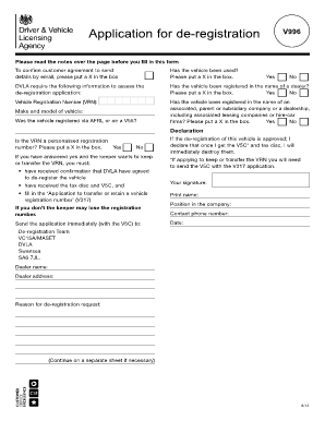 V996 Form