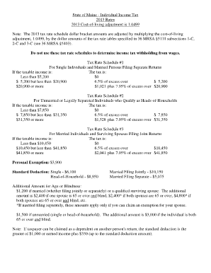 Maine Fillable Forms