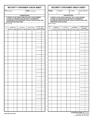 Sf 702  Form