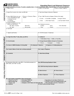 PS Form 8017 PDF USPS Com