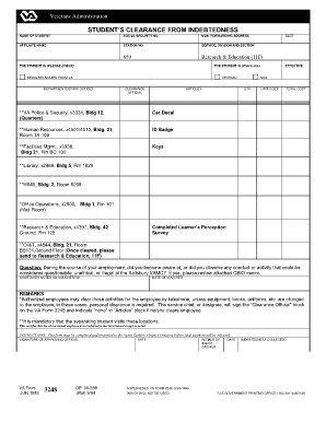 Va Form 3248