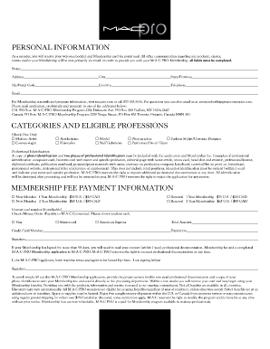 Mac Makeup Application  Form