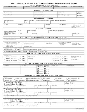  Peel District School Board Transfer Form 2013-2024