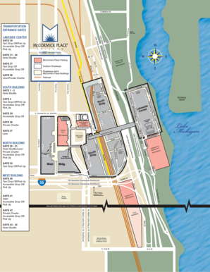 Transportation Gates McCormick Place  Form