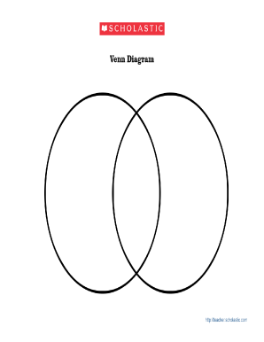Scholastic Venn Diagram  Form