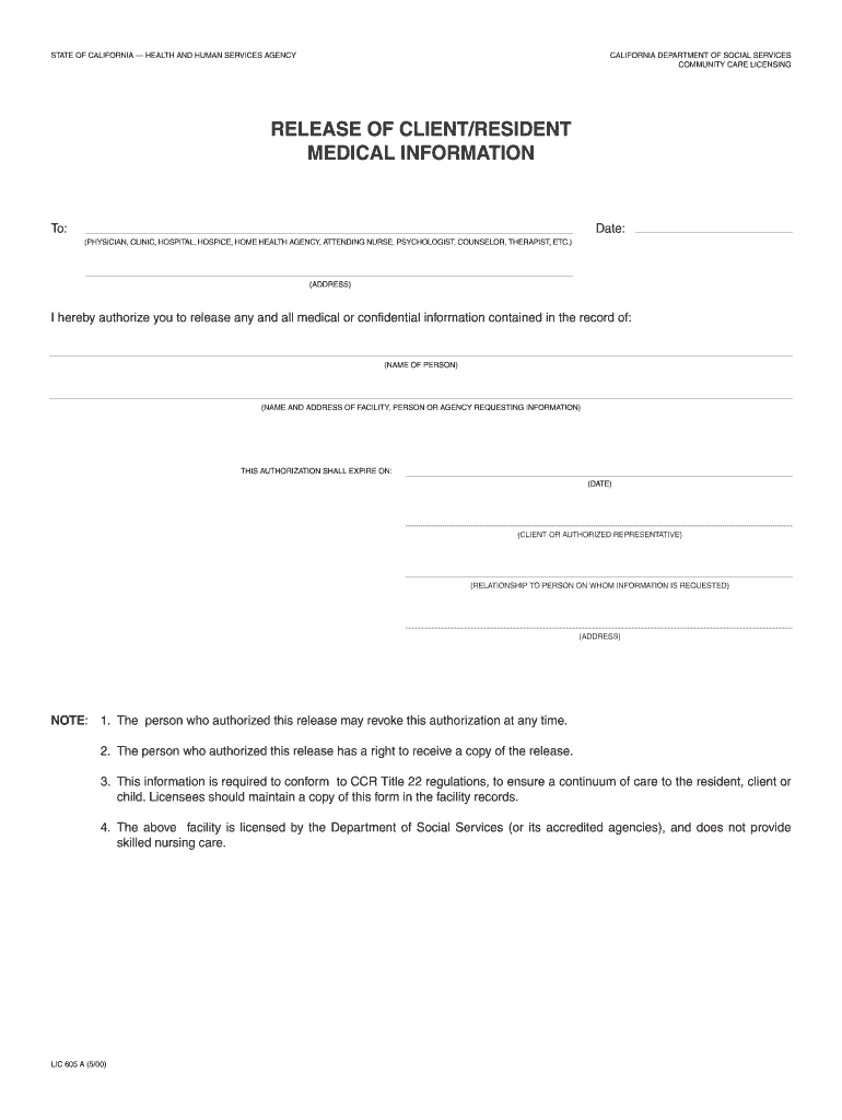 Lic 605a  Form