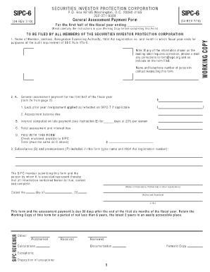 Sipc 6 Form