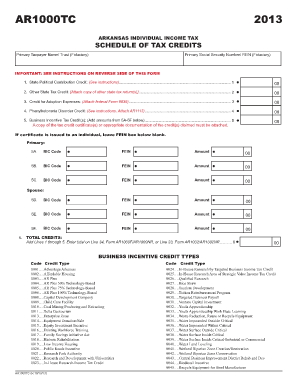 AR1000TC FileYourTaxes Com  Form