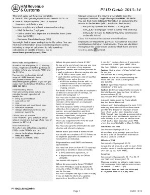 Editable P11d Form