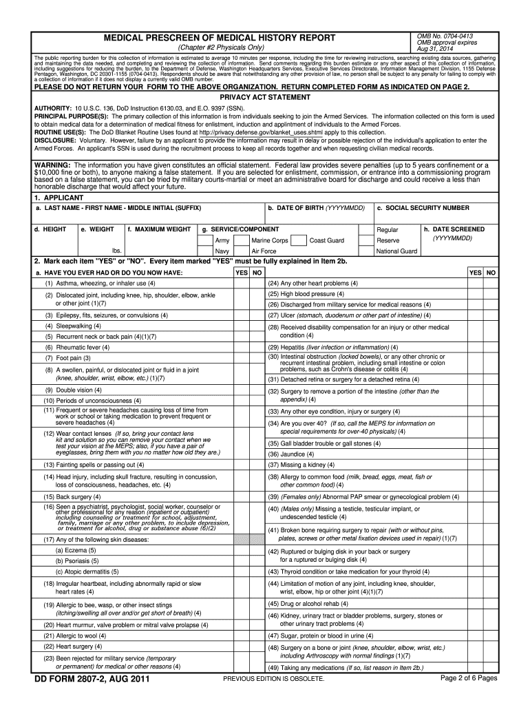 Co Tractors Fill Out a Dd Form 2807