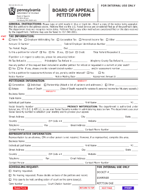 Boardofappeals State Pa Us  Form