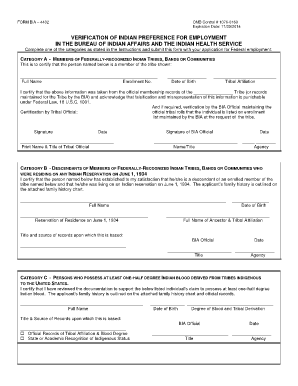 Bia Form 4432