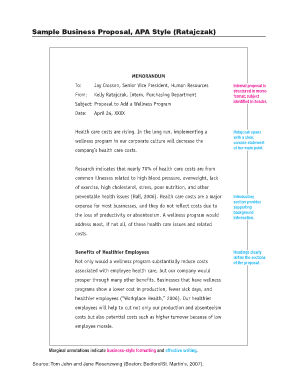 Business Plan Apa Format