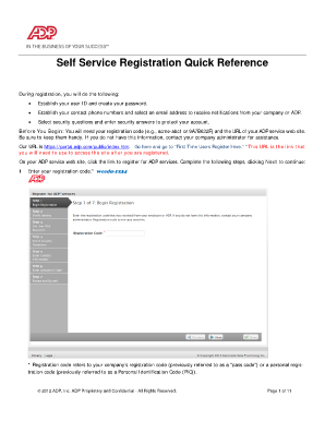 Amazon Adp Registration Code  Form