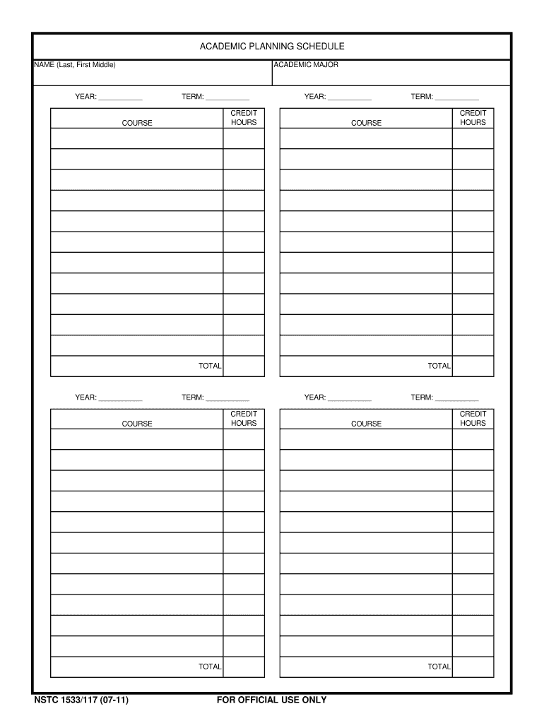 Nstc 1533 117  Form