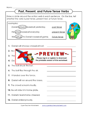 Present Perfect Tense Superteacherworksheets  Form