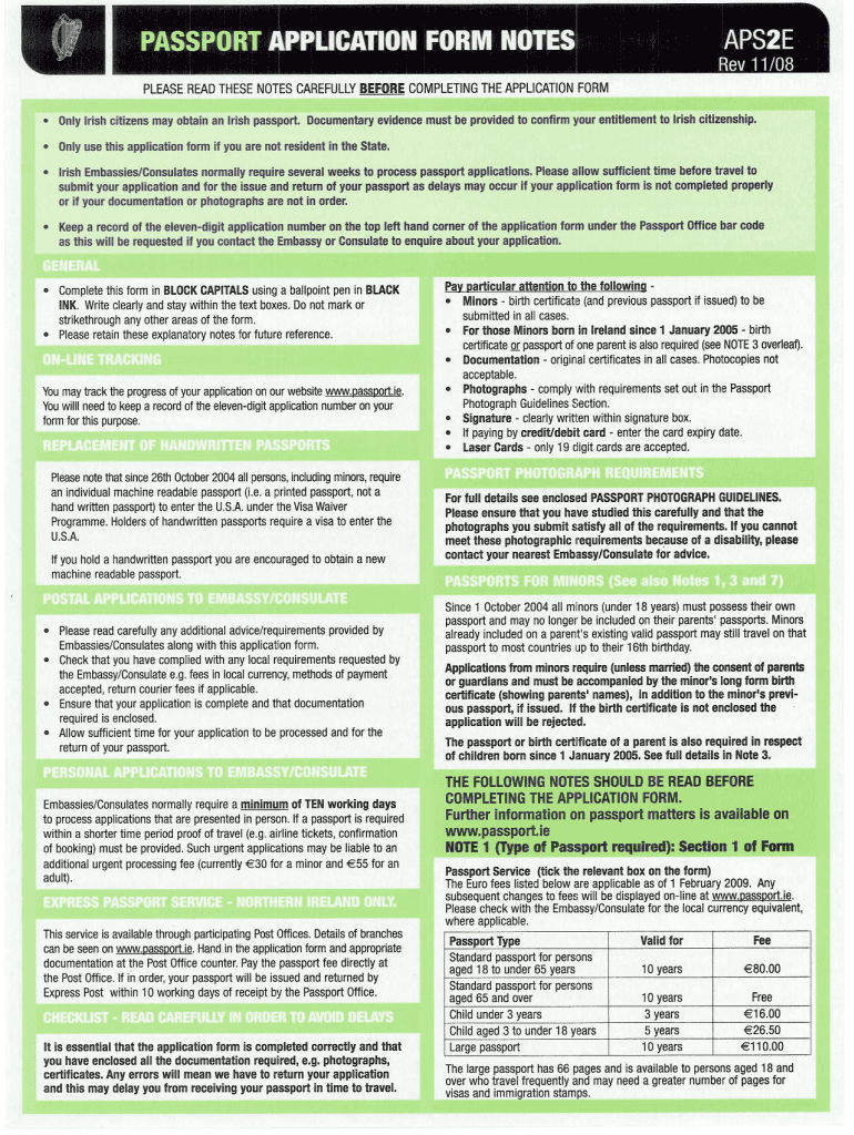  Aps2e Application Form 2008