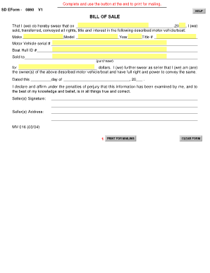 That I We Do Hereby Swear that on 20 I We Sold Transferred Conveyed All Rights Title and Interest in the Following Described Mot  Form