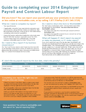 Employer Payroll and Contract Labour Report  Form