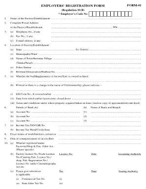 Esic Employee Registration Form PDF