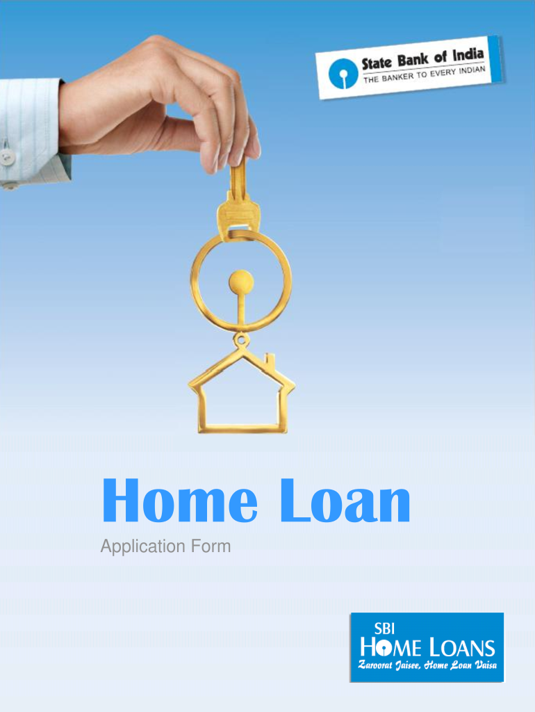 Sbi Home Loan Form Filling Sample