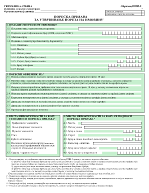 Ppi 2 Obrazac Popunjen Primer  Form