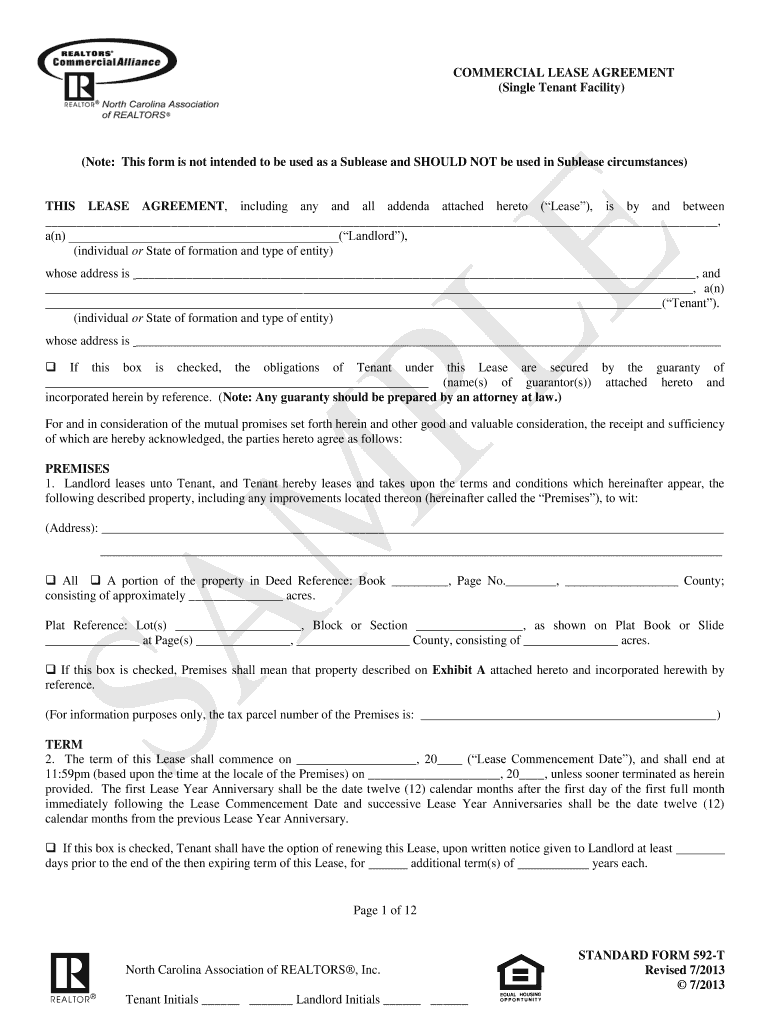 Standard Form 592 T