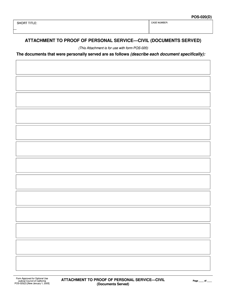 Pos 020 D  Form