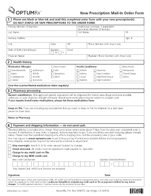 Optumrx Castodian Records Form