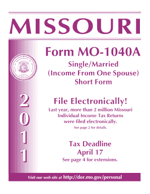 Mo 1040a  Form