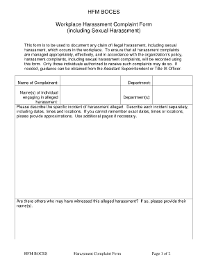 Hfm Boces Form