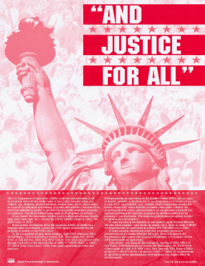 Justice for All Poster  Form