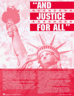 Justice for All Poster Form