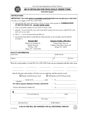 New York Wholesale Certificate of Sale Receipt  Form