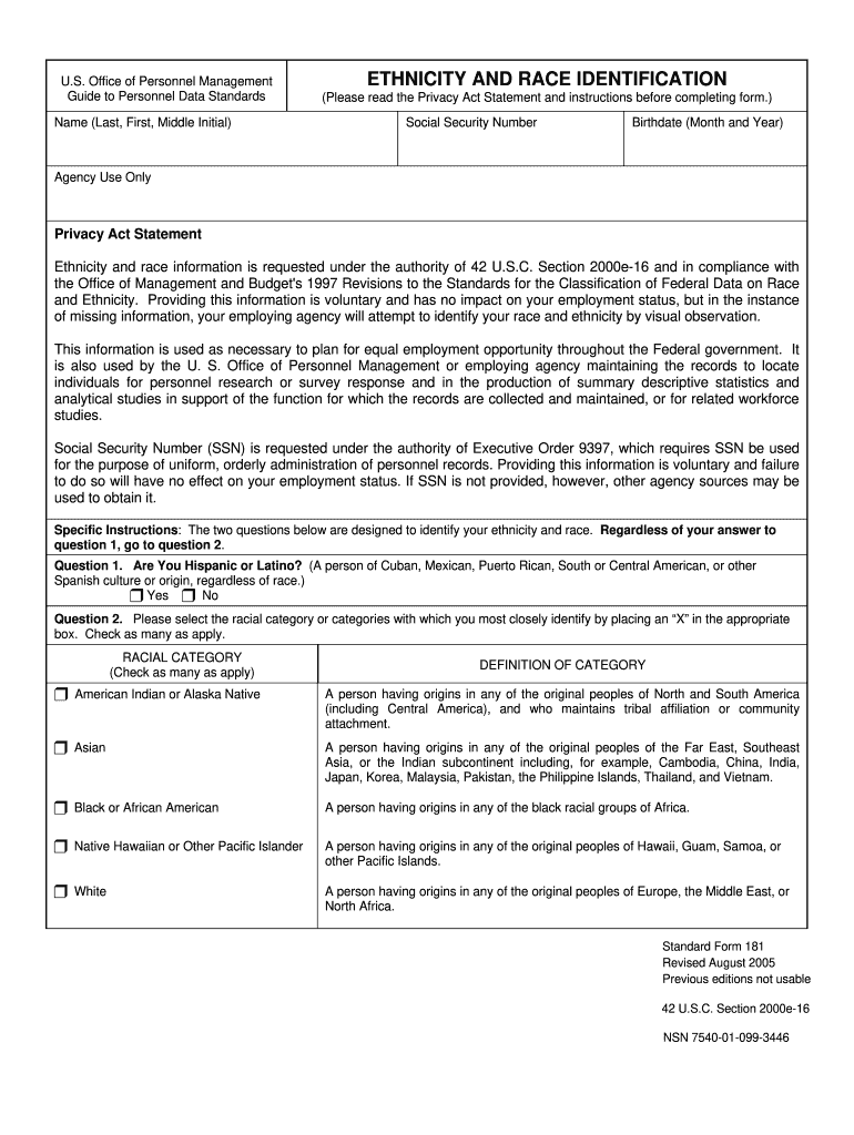 Sf181  Form