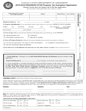 Star Program Suffolk County  Form