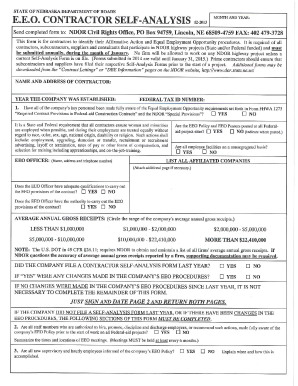  Self Analysis Form Nebraska Department of Roads State of Transportation Nebraska 2021-2024