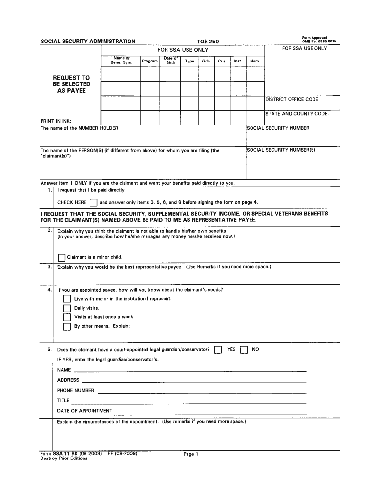 Toe 250  Form