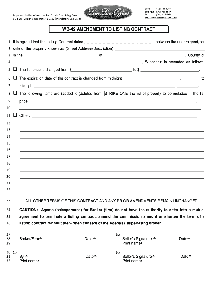 Get and Sign Wb 42 2010-2022 Form