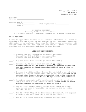 RD Instruction 1942 a MS Guide 3 Revision 07 26 11 Applicant Rurdev Usda  Form