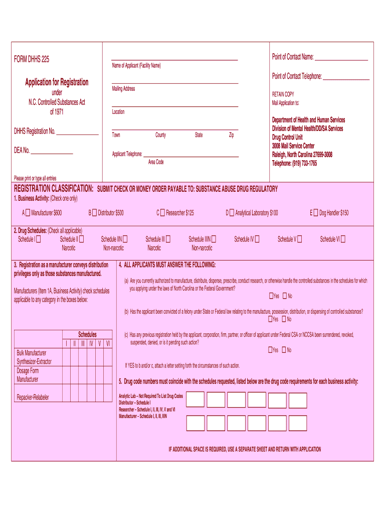 Form Dhhs 226 D
