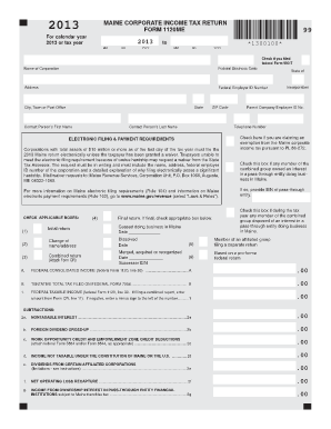  Maine Return Form 2019