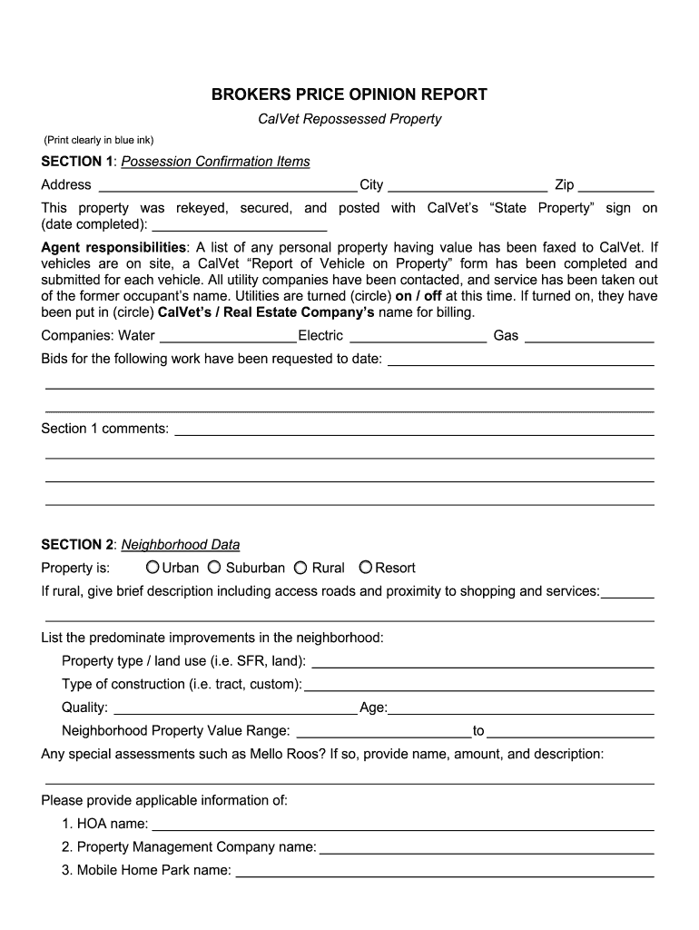 Bpo Inspection Checklist  Form