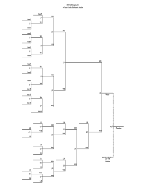 14 Team Double Elimination Bracket  Form