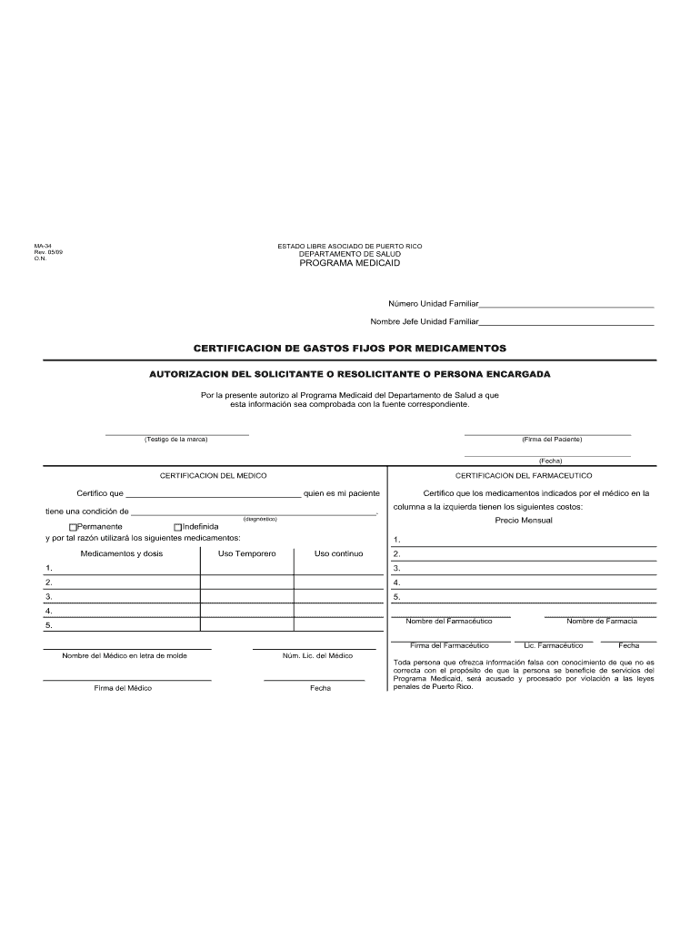 Get and Sign Ma34 2009-2022 Form